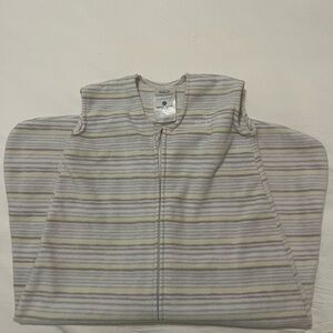 Halo SleepSack in Gray and Yellow Stripes - Size M 6-12 mo
